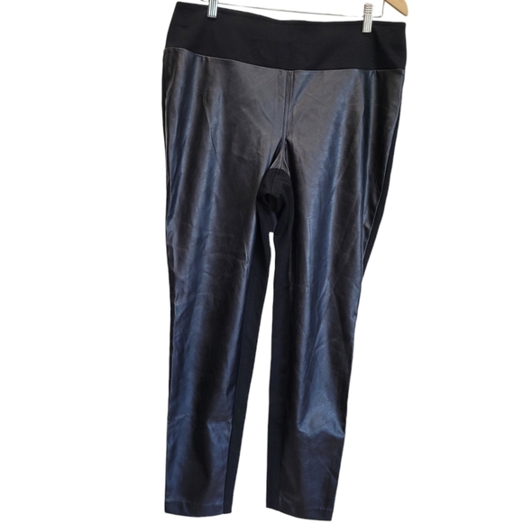 Sz 14 or 1X INC International Concepts Curvy Faux-Leather Leggings - Picture 4 of 7